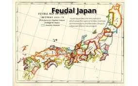 Feudal map of japan before sekigahara (james murdoch, iosh yamagata, a history of japan., kobe, 1903). Feudal Japan By Meghann Ma
