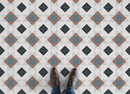 Retro Victorian Tile Effect Flooring Retro Vinyl Flooring Victorian Tiles Vinyl Flooring