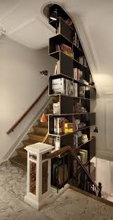 Check spelling or type a new query. Two Sided Book Case Squeezed Into The Space Between Flights Of Stairs Home Organize Biblioteca Domestica Design Del Prodotto Home Library