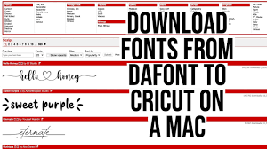 You can download each one of these fonts free to use in your projects. How To Download Fonts From Dafont To Cricut Design Space On A Mac Youtube