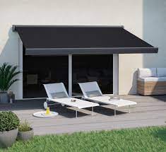 Le moteur somfy lt50 meteor 2017 est ideal pour motoriser votre volet roulant ou votre store. Store Banne Motorise Nori Coffre Integral 4 X 3 M Gris