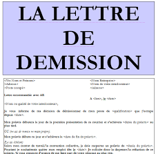Monsieur adresse code postal ville. Modele Lettre De Demission Avec Preavis En Word Doc Cours Genie Civil Outils Livres Exercices Et Videos