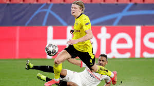 Bet on the soccer match dortmund vs sevilla and win skins. Sevilla Borussia Dortmund Champions League Player Ratings Spanish Side S Defense Crumbles Against Haaland Cbssports Com