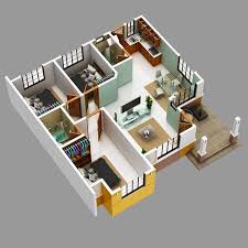 Picture Of Modern Bungalow House With 3d Floor Plans And Firewall Modern Bungalow House Modern Bungalow House Layout Plans