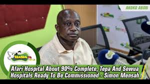 Afari Hospital About 90% Complete, Tepa And Sewua Hospitals Ready To Be  Commissioned