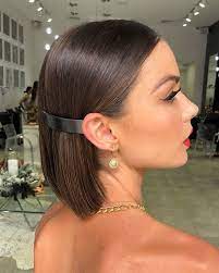 Sleek Bob For Wedding Wedding Hairstyles For Short Hair 2019 Polished Hair Short Wedding Hair Short Straight Hair