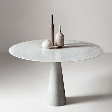 Biete einen runden glastisch mit steinfuß. Moderner Esstisch Leaf Series Neutra By Arnaboldi Angelo S R L Glas Stein Rund