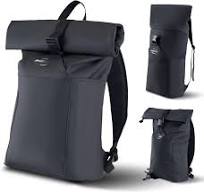 Amazon.com: Mochila enrollable para hombres y mujeres, ligera, de  poliuretano, impermeable, para laptop de 16 pulgadas, gran capacidad,  ajustable, 23 ...