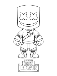 How to draw marshmello fortnite skin youtube. Marshmello Fortnite Coloring Pages Fortnite Coloring Pages Printable Coloring Pages Free Printable Coloring Pages