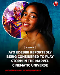 Sounds like Marvel Studios MIGHT have found its Storm! ⛈️