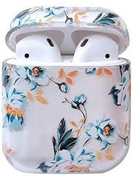 Amazon Com Ownest Compatible With Airpods Case With Girls Cute Clear Smooth Pc Shockproof No Dust Cover Case For Appl Airpod Case Earbuds Case Apple Airpods 2