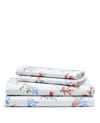Vintage ralph lauren bed sheet set, 2 pieces, peach and white paisley print, full double bed size, 100% cotton, 1 flat sheet, 1 fitted sheet. Lauren Ralph Lauren Maggie Floral Sheet Set Reviews Sheets Pillowcases Bed Bath Macy S