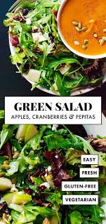 Favorite Green Salad Recipe Cookie And Kate Recipe Green Salad Recipes Salad Recipes Leafy Salad