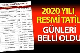 2020 ramazan ayı, 24 nisan 2020 tarihinde başlayacak. 2020 Tatil Gunleri Ramazan Bayrami Ne Zaman Kurban Bayrami