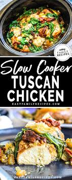 The problem is that you are up keep in mind that a crockpot is still wet cooking (braising) where an oven is usually dry. Crock Pot Tuscan Chicken Easy Family Recipes
