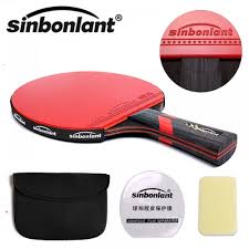 Tennis Table Racket Long Handle Short Handle Carbon Blade Rubber With Double Face Pimples In Ping Pong Rackets With Case Sports In 2020 Ping Pong Table Tennis Table Tennis Racket Table Tennis
