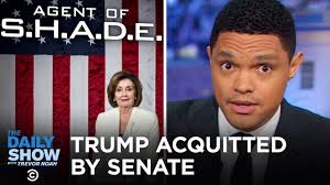President donald trump was acquitted in his senate impeachment trial saturday as the vast majority of republicans held together against a charge that he incited the capitol riot of january 6. Trump Acquitted In Impeachment Trial Sotu Fallout The Daily Show Youtube