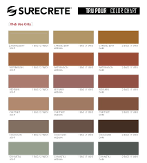 Surecrete Product Catalog Data Sheets Color Charts