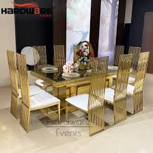 Shop gorgeous dining table designs from furniturewalla stores across mumbai, delhi corazana 6 seater marble dining table (prices inc. China Mirror Glass Modern Furniture 8 Seater Mirror Glass Top Dining Table Set China 8 Seater Dining Table Stainless Steel Wedding Table