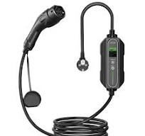 Custom Plug Type 2 Portable EV Charger With LCD Screen