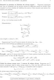 Cours D Acoustique Niveaux Sonores Puissance Pression Intensite Pdf Telechargement Gratuit