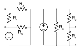 Identify the types of elements in the schematic diagram above and the number of each type. Circuit Terminology Article Khan Academy