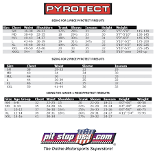 right suit measurements chart 2019