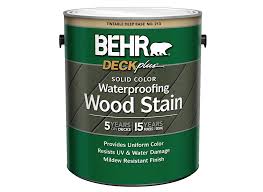 Set your store to see local. Behr Deckplus Solid Color Waterproofing Wood Stain Home Depot Wood Stain Consumer Reports