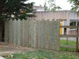 Palissade En Bois Jallud Vincent Elagage Abattage Taille De Haie Debroussaillage Amenagement Jardin Palissade Bois Palissade Jardin