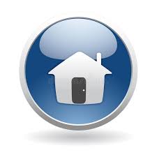 Modern Home Button Blue Glossy Home Button Icon Sponsored Button Home Modern Icon Glossy Ad Typography Design Layout Modern House Modern