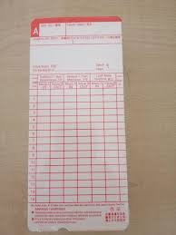 Need to translate tata tertib from indonesian? Punch Card With Hole White Color Lazada