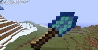 I will sometimes make a diamond shovel to go with my stone tools. Diamond Shovel To Scale Minecraft Map
