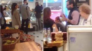 Saif Ali Khan Takes His Begum Kareena Grocery Shopping In London