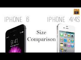 Results of df measurements are in the table 2. Iphone 6 Vs Iphone 4 4s Size Comparison H2techvideos Youtube