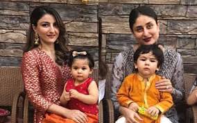 Taimur And Inaaya Sitting On Mommies Laps At Their Playschool S Diwali Party Is The Best Sight Bollywood Celebrities Bollywood Actress Bollywood Photos