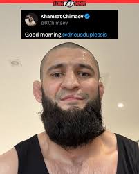 Khamzat Chimaev posting selfies to Dricus du Plessis 🥰