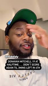 DONOVAN MITCHELL 19 at half……. 4 points the rest of game #itsbtidy  #pralaybannedlist #bangang #whatisyoudoin #giveitabreak #fyp  #fanduelsportsbook #nba #parlay
