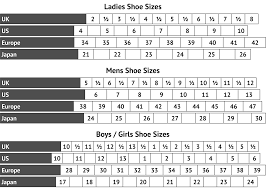 Womens Shoe Size Chart Us To Uk Rldm