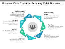Features of these powerpoint presentation slides: Business Case Executive Summary Retail Business Model Business Analyses Cpb Powerpoint Presentation Images Templates Ppt Slide Templates For Presentation