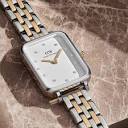 Quadro - Square watches for women in Silver & Rose Gold | DW