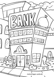 Esperar el turno para hablar, respetar a los demás en las conversaciones. Gran Dibujo Para Colorear Banco Dinero Dibujos Para Colorear Gratis