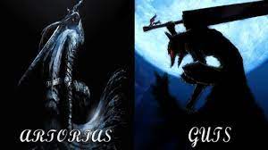 Dark Souls Artorias and Guts similarities and moveset - YouTube