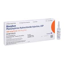 Image result for Intravenous Phenylephrine
