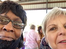 Visiting classmates at Paxon Senior High School