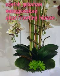 Diy gubahan hantaran perkahwinan terkini bakul buah. Akar Ranting Hiasan Sebagai Aksesori Gubahan Bunga Orkid Shopee Malaysia