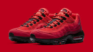 All three arrive with a lux italian leather upper that features lazered supreme branding across the lace eyestays overlay. Nike Air Max 95 Habanero Red Black White At2865 600 Release Date Sole Collector