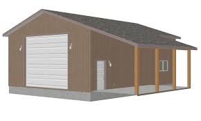 G372 Bachini 8002 15 30 X 40 X 14 Detached Garage Renderings Jpg 980 589 Pixels Garage Plans Garage Plans With Loft Rv Garage Plans