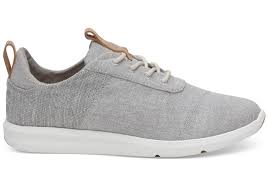 Drizzle Grey Chambray Mix Womens Cabrillo Sneakers Toms