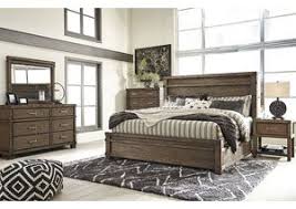 Buy products such as 3 piece bedroom set with 6 drawer double dresser and two 2 drawer nightstands in black woodgrain at walmart and save. Leystone Dark Brown King Panel Bed Category Bedrooms Leystone Dark Brown King Panel Bed Html Furniture Master Bedroom Set Queen Panel Beds