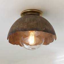 Light fixture number of lights. Young House Love Rough Edge Metal Ceiling Light Shades Of Light
